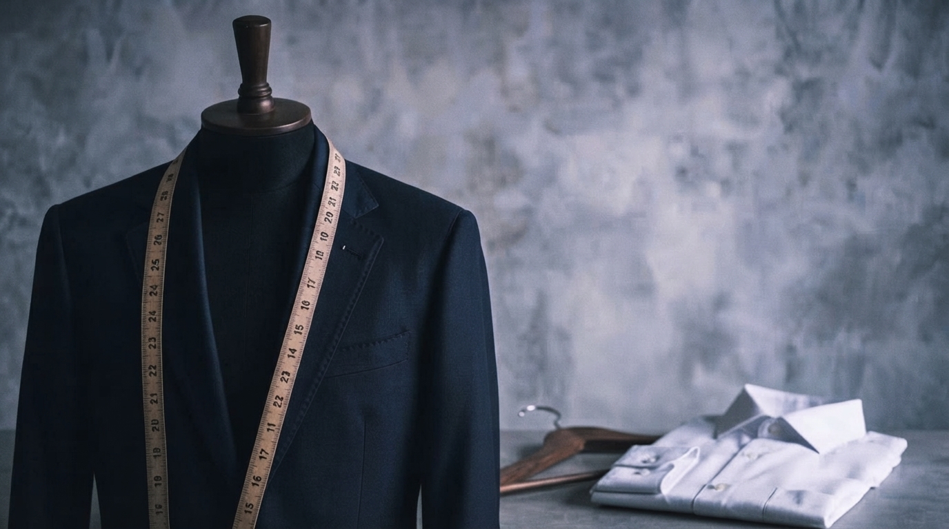 Editorial illustration for How to Read a Jacket's Silhouette: Shoulders, Lapels, and the Shape They Make